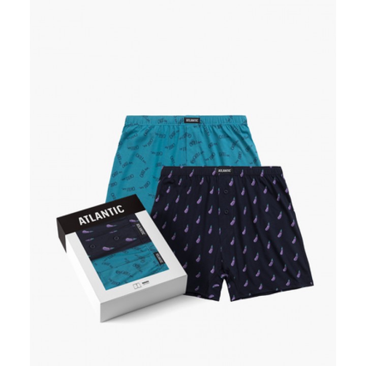 БОКСЕРСЬКІ ШОРТИ ATLANTIC 2MBH-002 JZ24 GRA/ZIE /S