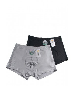 Мужские шорты DCPOLO 113 из модала, комплект из 2 штук, черные/серые, размер M.