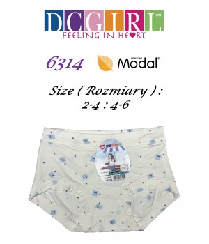 Девичьи трусики DCPOLO 6314, модель 6314.