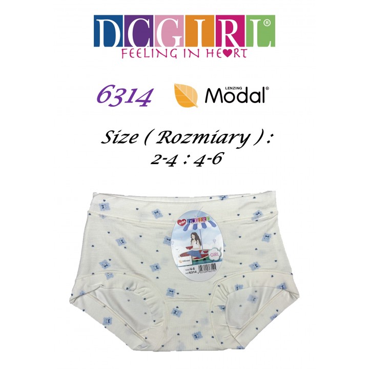 Девичьи трусики DCPOLO 6314, модель 6314.