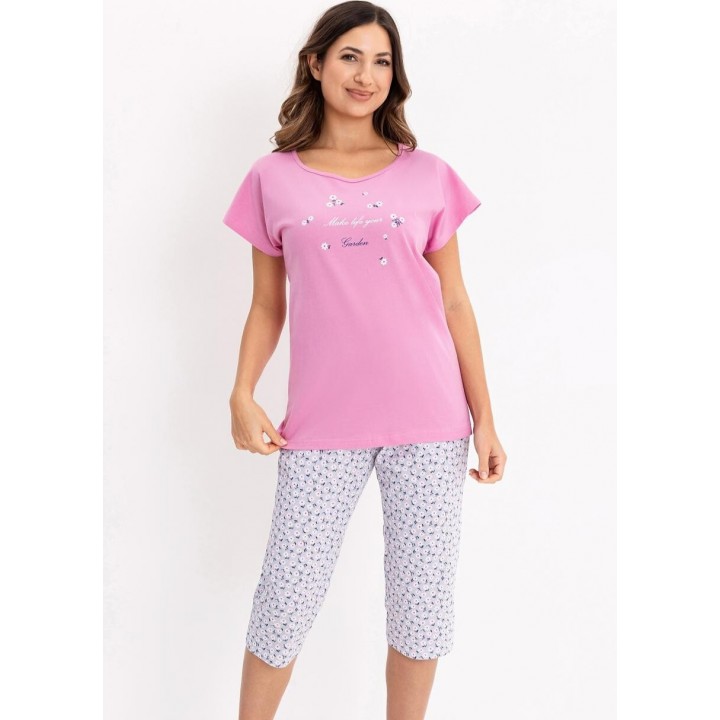 Женская пижама REGINA 735, розовая /M