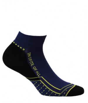 STOPKI WOLA WZOROWANE MĘSKIE W999 BLACK 41/43