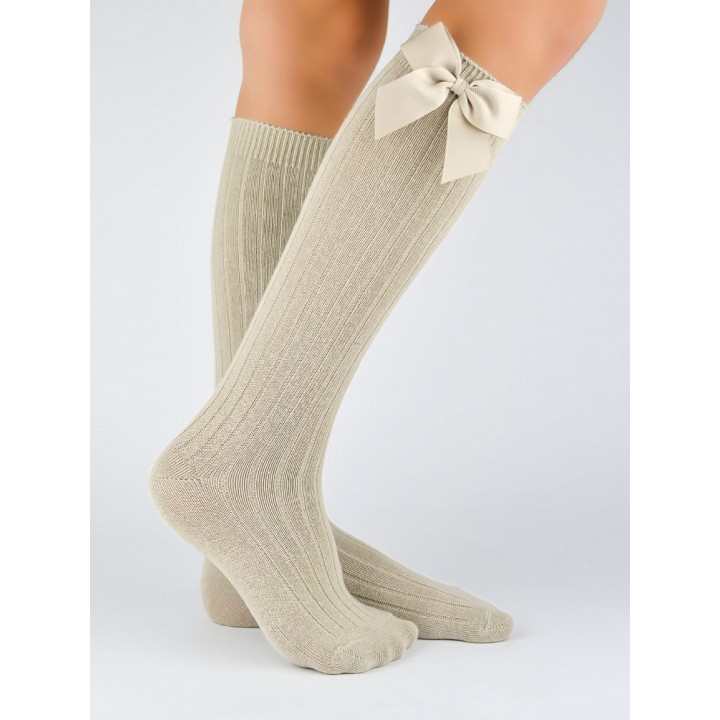 ШКАРПЕТКИ ДО КОЛІН NOVITI SB042-G-01 ДЛЯ ДІВЧАТОК, 6 ШТУК, РОЗМІР 31-34