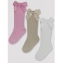 ШКАРПЕТКИ ДО КОЛІН NOVITI SB042-G-01 ДЛЯ ДІВЧАТОК, 6 ШТУК, РОЗМІР 31-34