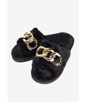 ЧОРНІ ТАПОЧКИ MARILYN POUPEE ACHAINS 38/39