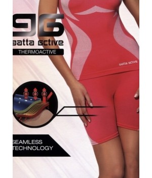 ЖІНОЧІ КОРОТКІ ТЕРМОЛЕГІНСИ GATTA GAT розміру L рожеві