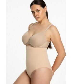 JULIMEX 441 Бесшовные трусики с высокой талией, бежевые/XXL