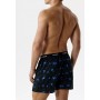 Боксерские шорты ATLANTIC 2MBX-093 WL26, черные/синие, размер XL
