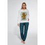 PAJAMA CORNETTE PD-671/347 COOKIE XL ecru