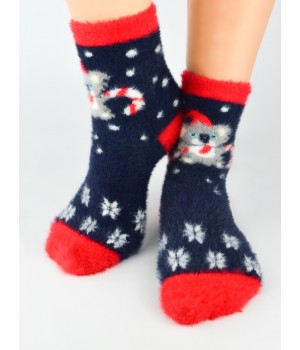 ШКАРПЕТКИ NOVITI SB090-W-06 РІЗДВЯНІ 36-41