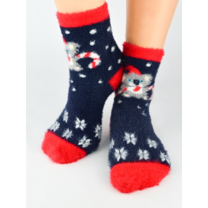 ШКАРПЕТКИ NOVITI SB090-W-06 РІЗДВЯНІ 36-41