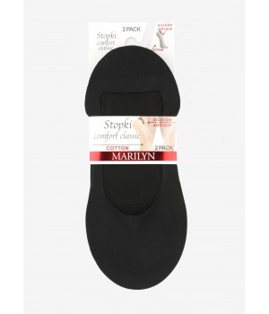ЖІНОЧІ КОМФОРТНІ ШЛЮЗКИ MARILYN КЛАСИЧНІ ЧОРНІ НІЖКИ 35/37