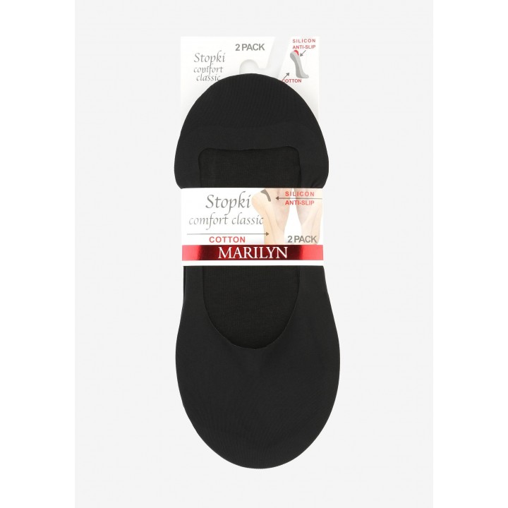 ЖІНОЧІ КОМФОРТНІ ШЛЮЗКИ MARILYN КЛАСИЧНІ ЧОРНІ НІЖКИ 35/37