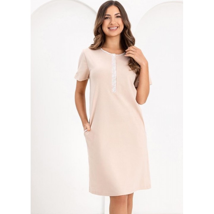 Рубашка REGINA 177, бежевая /XL