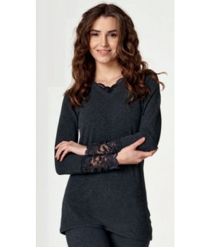 Футболка KEY LVD-729/4 HOT TOUCH, размер XL, серая.