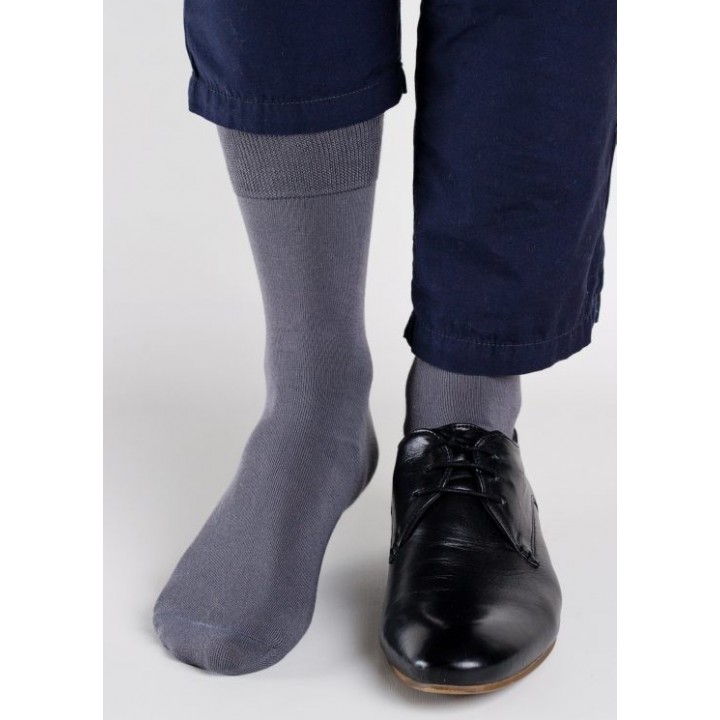 Бамбуковые носки REGINASOCKS 0534, графитовый, размеры 39-42