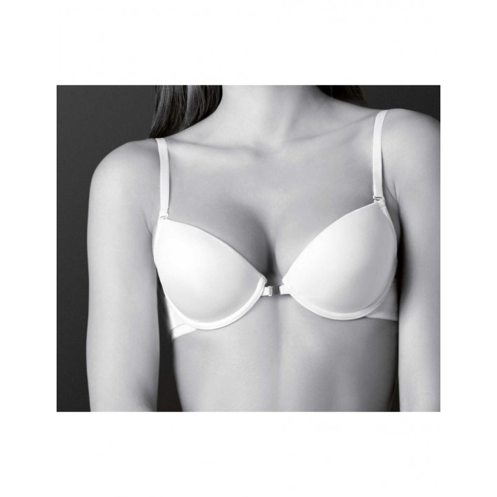 Бюстгальтер ATLANTIC BBR-051/058 із застібкою спереду, білий, 80D білий