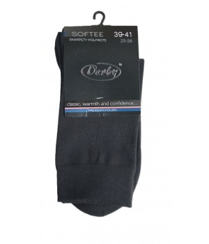 Костюм с носками дерби, цвет полфрота, графит, размеры 39-41