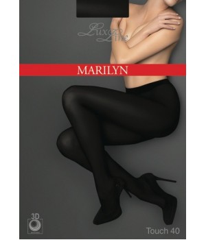 Колготки Marilyn Lux Line Touch, 40 D, сині, 3/4