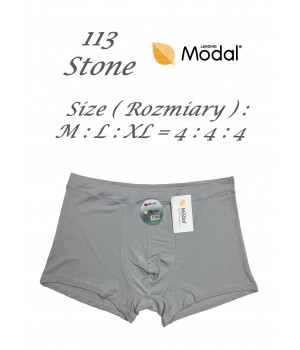 Мужские шорты DCPOLO 113, модал, серый.