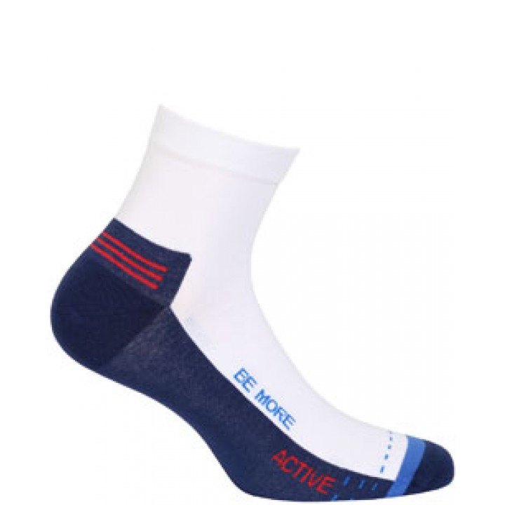 Мужские носки WOLA SPORT до щиколотки, размер W 998, белые, размер 44/46