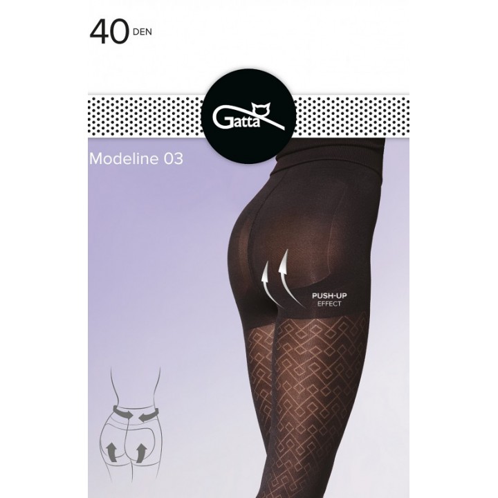 КОЛГОТКИ GATTA MODELINE WZ 03 2 nero