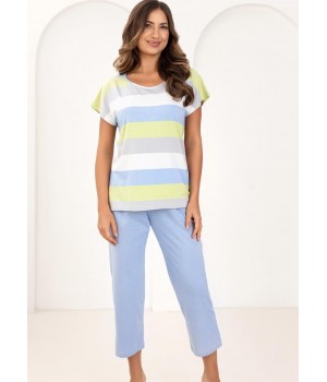 Женская пижама REGINA 741, синяя /M