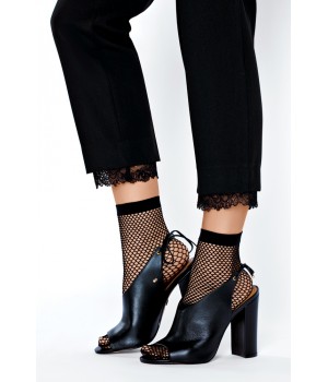 MONA RETE M/O NERO SOCKS