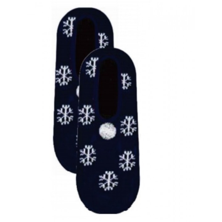 Махровые носки Marylyn Angora W50 универсальные темно-синие