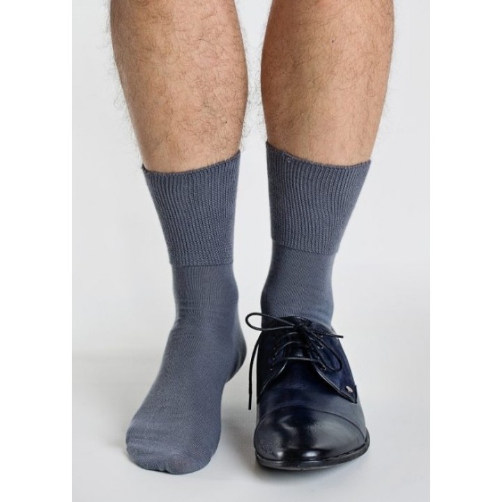 Носки REGINASOCKS BU SILTEX 4973 серые, размеры 43-46