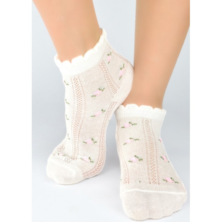 Носки NOVITI SB070-G-01, жаккардовая расцветка, размер 15-18