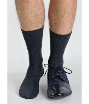 Носки REGINASOCKS BU SILTEX 4973 графитового цвета, размеры 39-42