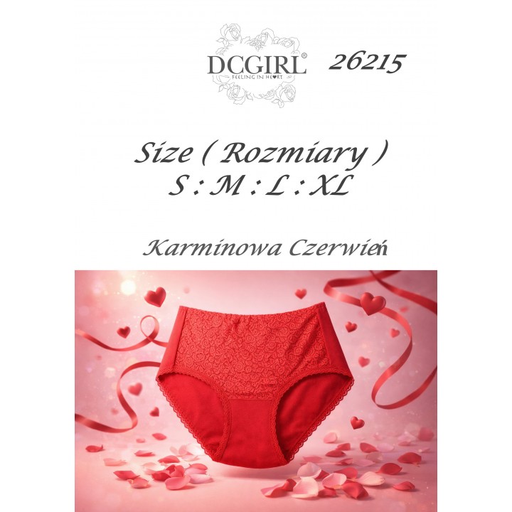 DCPOLO 26215 Модальные красные трусы