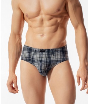 Трусы ATLANTIC MP-1517 L меланжевого цвета - серые