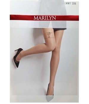 Колготки MARILYN EMMY S06, колір VISONE/ЧОРНИЙ, 1/2