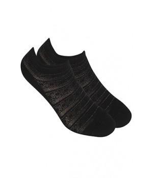 STOPKI WOLA DAMSKIE AŻUR BLACK/GOLD 39/41