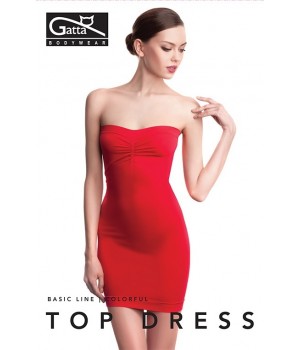 SUKIENKA GATTA TOP DRESS M czerwony