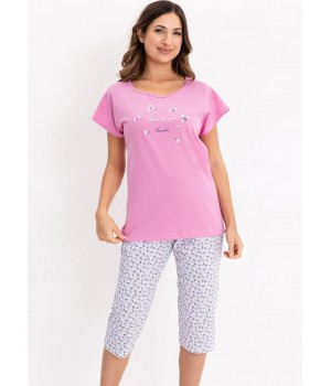 Женская пижама REGINA 735, розовая /XL