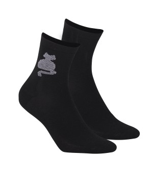 Жіночі шкарпетки WOLA PERFECT, розмір W 161, чорний колір, 39/41