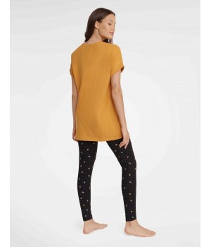 Женская пижама HENDERSON 40933 GRIND XXL медового цвета