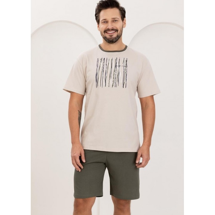 REGINA МУЖСКАЯ ПИЖАМА 500 БЕЖЕВЫЙ /XXL