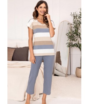 Женская пижама REGINA 741 серого цвета /M