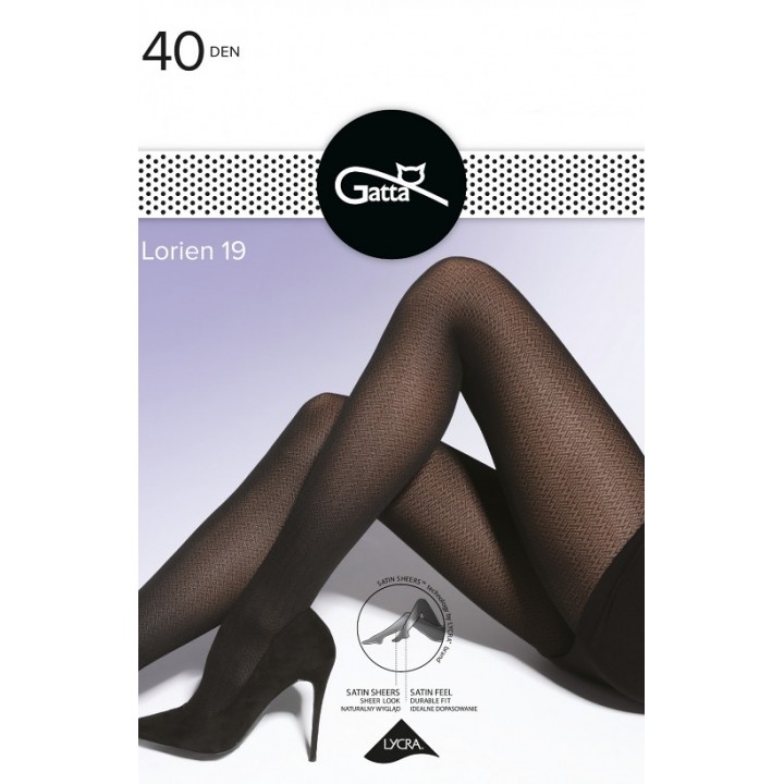 КОЛГОТКИ GATTA LORIEN WZ 19 3 черный