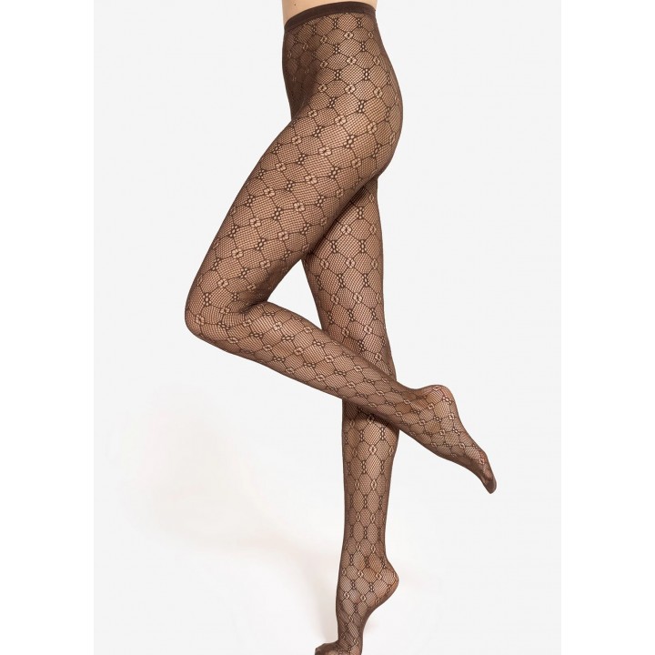 КОЛГОТКИ GATTA YASMINE WZ 07 MOKA 3/4