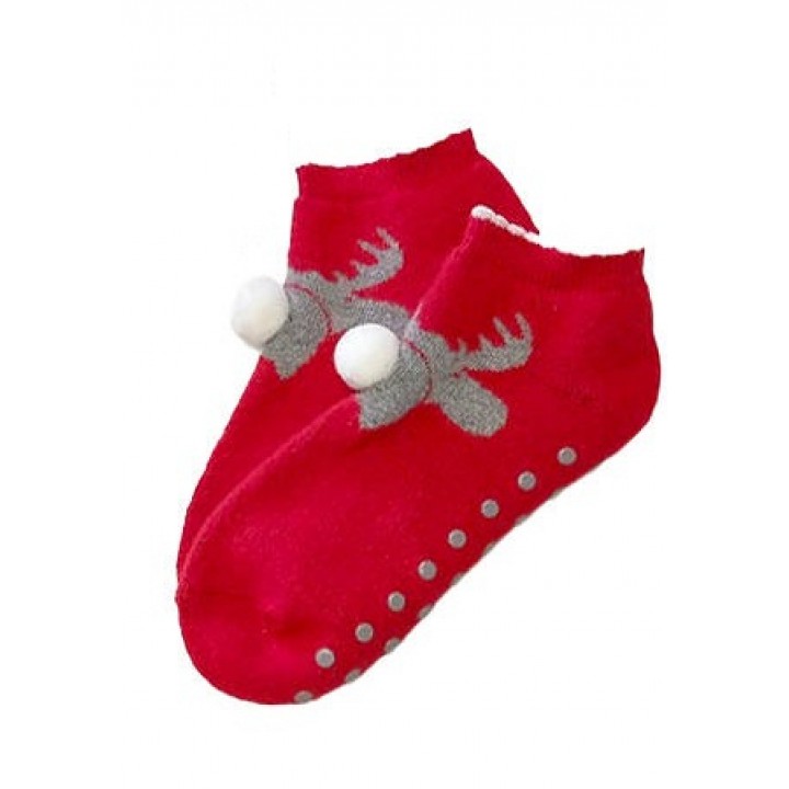 Махровые носки Marylyn Angora W44, универсальные, красные