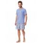 Пижама KEY PAJAMA MNS-455 A23 XL синяя