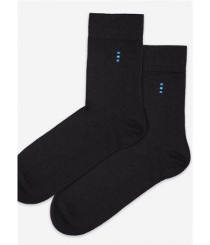 Мужские повседневные носки WOLA PERFECT WZ049, черные, размер 42/44