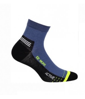 Мужские носки до щиколотки WOLA SPORT W 998 темно-синие 44/46