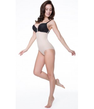 Труси коригуючі з високою талією і бретелями JULIMEX 251 EXTRA! WYSOKA TALIA XXL