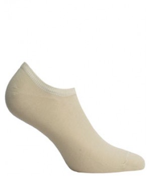 STOPKI WOLA DAMSKIE CIENKA BAWEŁNA BEIGE 39/41